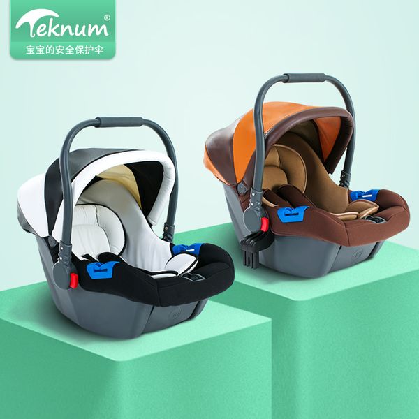 

babyfond608 baby carriage matching baby basket pu material newborn shopping basket comfortable safety car safety seat