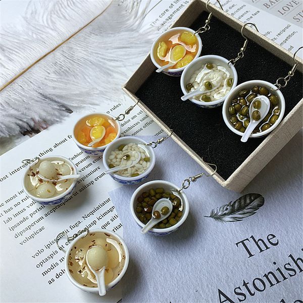 

timlee e188 new lovely retro food bowl drop earrings,fashion accessorieswholesale, Silver