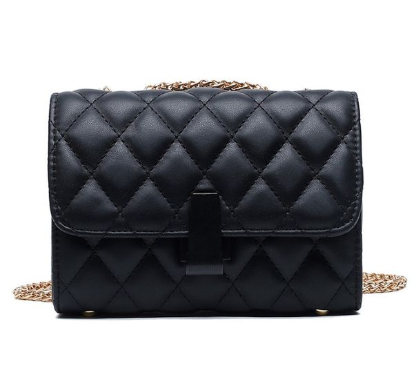 

woman shoulder bag chain hasp flappu leather crossbody bags versatile purses handbags bolsa feminina