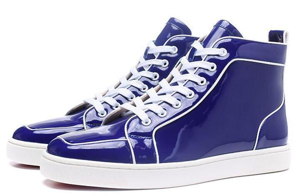 

2019 red bottom designers casual shoes sneakers black orlato flats high party lovers ladies ace genuine leather mens womens shoes l05