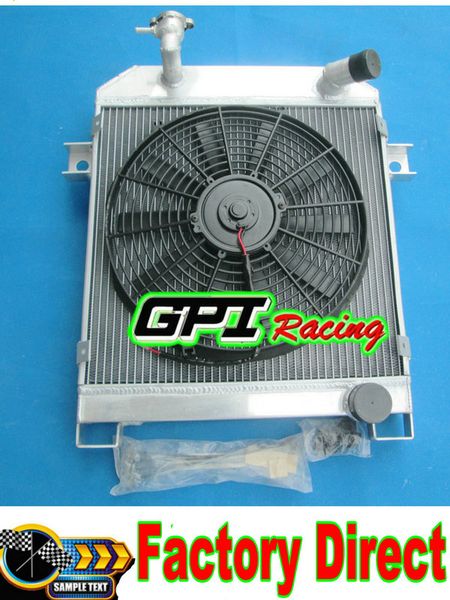 

56mm aluminum radiator + fan for 2/ ii mt 1959-1967 59 60 61 62 63 64