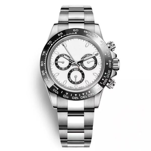 

Men luxury watch 40mm ceramic bezel ilver orininal cla p crown watche apphire automatic mechanical men aaa wri twatche