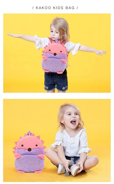 

baby plush backpack animal school bags cartoon cute plushback children bag kindergarten schoolbag kids backpack k270g