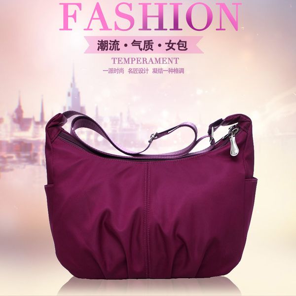 

new style women's cross-body bag waterproof nylon cloth multilayer casual women's bag shoulder large capacity