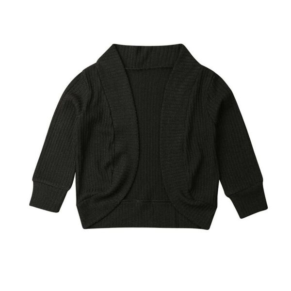 

warm newborn kids baby girl coat long sleeve outwear knit sweater cardigan jacket 2-6years, Blue;gray