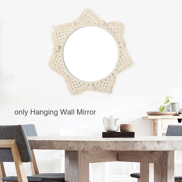 

fringe прихожая общежитие с макраме квартира урожай висячие home decor спальня гостиная настенное зеркало детские детские ручной работы art