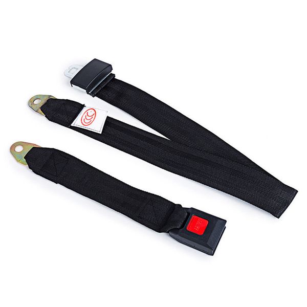 

car auto bus seat safety belt lap 2 point adjustable retractable universal seatbelt m8617