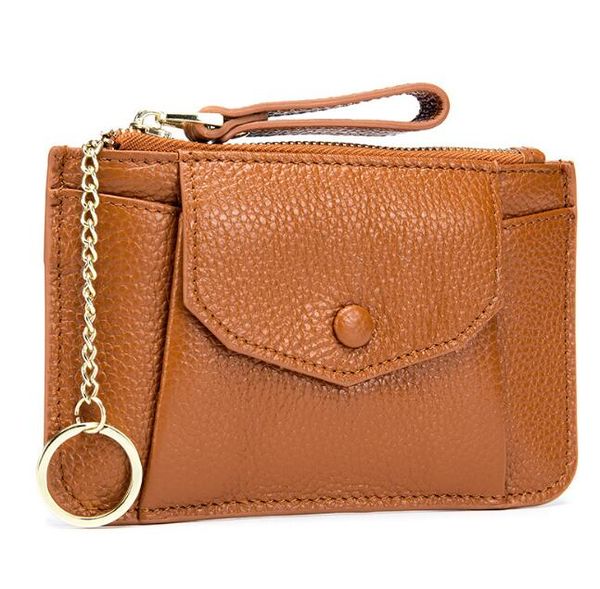 

coin purses women pu pocket decoration plain zipper min key wallet mix color, Red;black