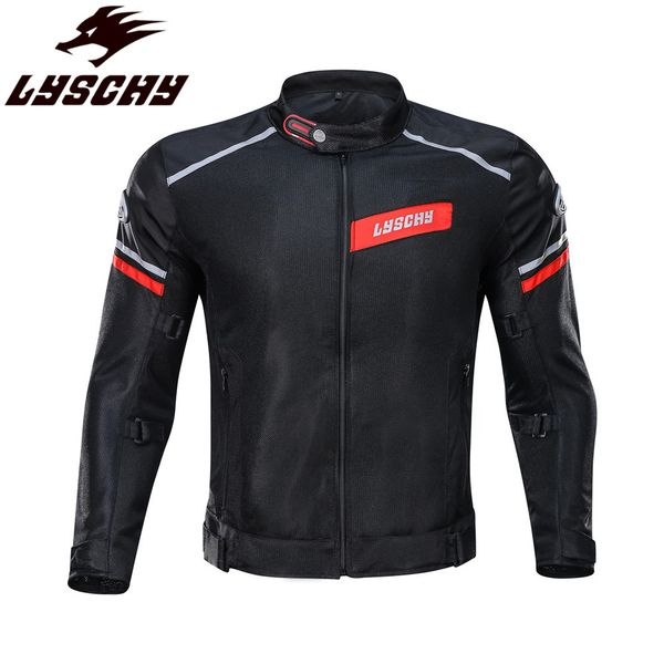

lyschy moto riding motorcycle jacket clothing body armor coat suit men reflective protection racing protector men jackets pants
