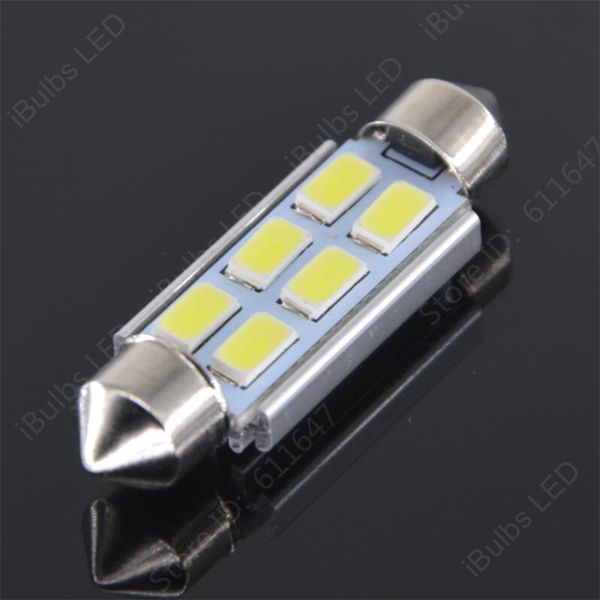 

10шт высокое качество c5w 31мм 36мм 39мм 41мм фестона 6 smd 5630 led canbus безошибочным автомобилей авто чтение свет купола лампы dc 12v