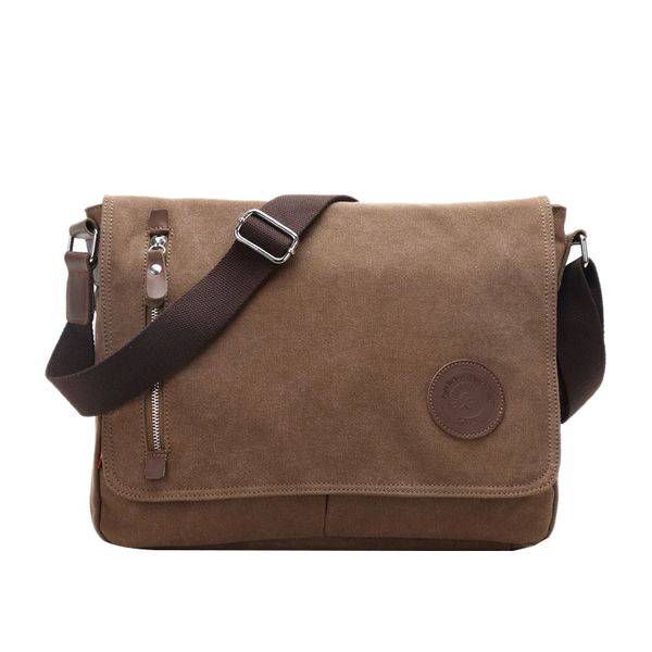 

canvas bag men's shoulder bag crossbody casual retro messenger travel