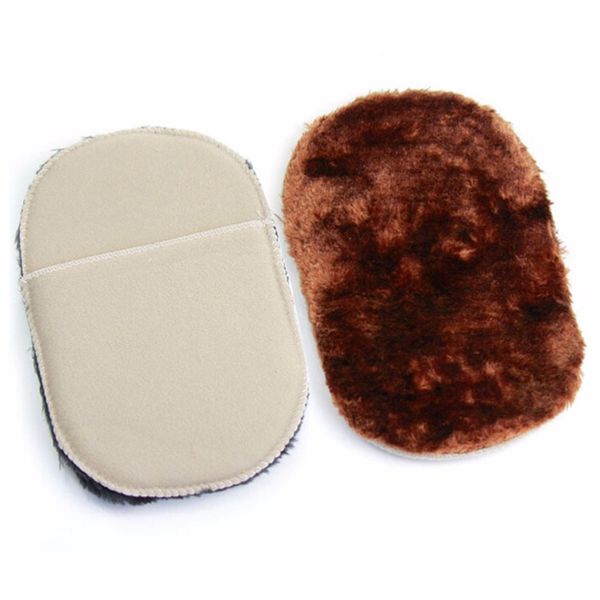 

1pcs soft wool polishing shoes clean cleaning gloves shoe care brush shoe brushes