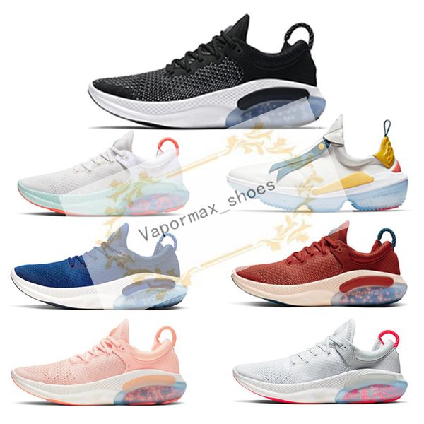 

new arrival classic joyride run men women running shoes triple black white platinum tint university red breathable athletic shoe