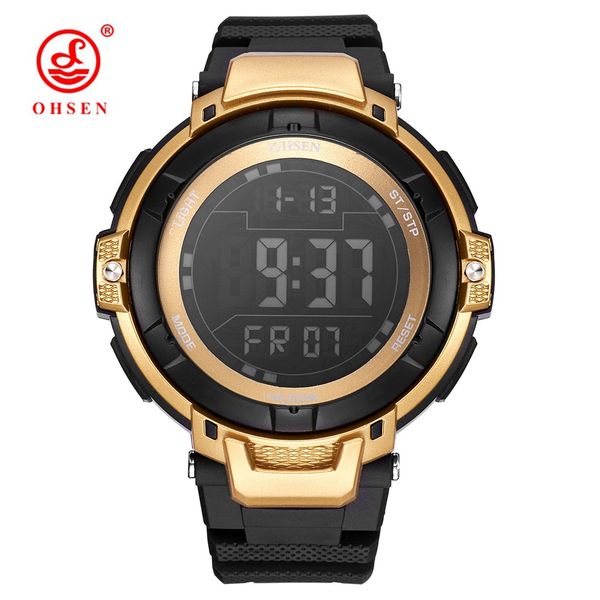 

manufacturers wholesale multi-functional fashion outdoor sports electronic watch oshen manufacturers direct sales stable supply, Slivery;brown