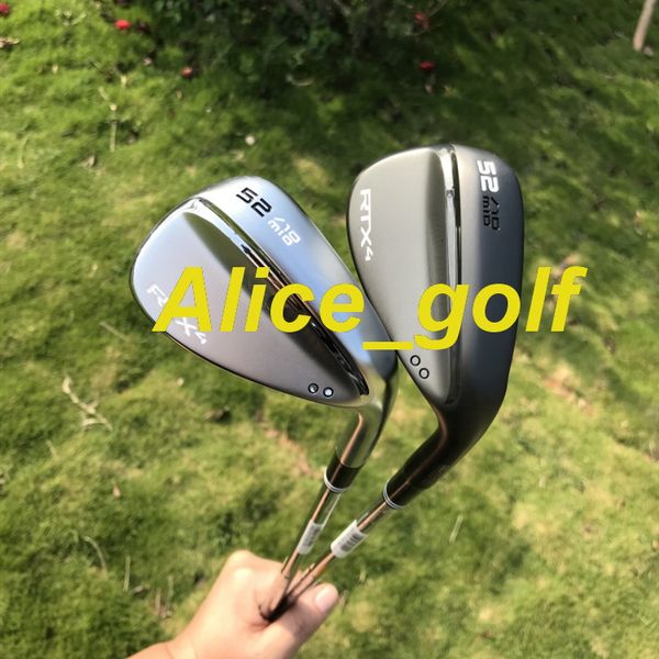 

2019 OEM качество гольф клинья RTX4 клинья серебро / черный цвета 48 50 52 54 56 58 60 градусов 3 шт. с оригинальными пазами гольф-клуб