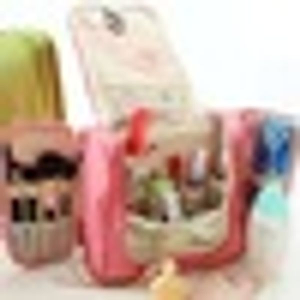 

cosmetic bag traveling makeups toiletries storage bag hanging hook type cosmetics waterproof bags #5