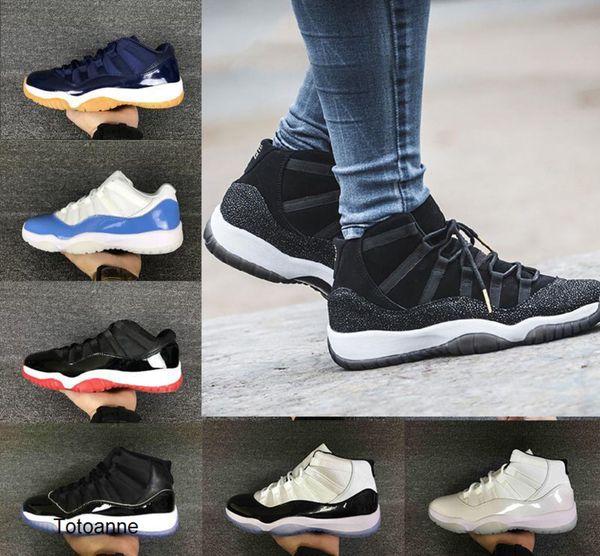 

оптовый новый дизайнер 11 11s баскетбол обувь space jam 45 bred concord мужчины женщина 11s gym red полночь navy затемнения случайных кроссо