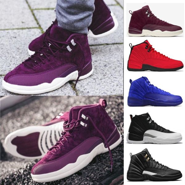 

new game royal 12 12s men basketball shoes fiba university gold reptile punch taxi dark grey wings mens trainer sports sneakers 7-13