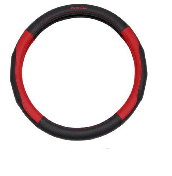 

adeeing 36cm leather auto car steering wheel cover 36cm steering wheel cover durable non-slip fit diameter
