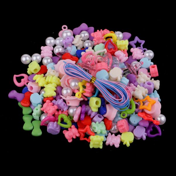 

mixed style colorful plastic spacer beads for jewelry making diy supplies