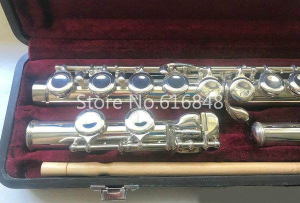 Jupiter Capital Edition Modelo CEF-510 New C Tune Flute Alta Qualidade Cupronickel Prata Banhado 16 Buracos Fechado Flute Frete Grátis