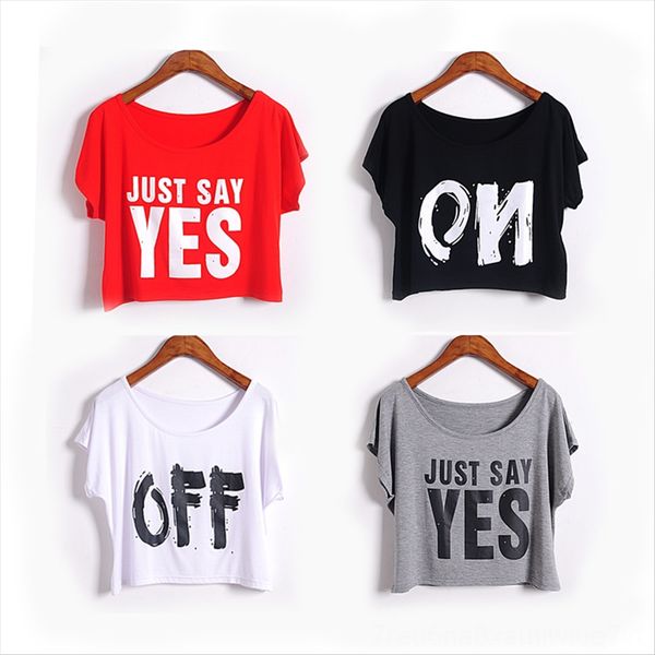

2019 shirt modal short-sleeved outdoor small blouse all-match casual ultra-short round collar t-shirt female, White