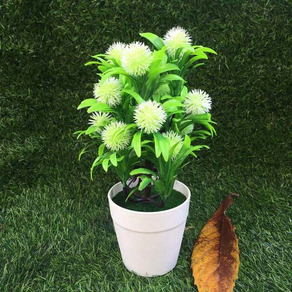 

1x искусственные горшечные восковые растения поддельные цветок главная крытый дисплей украшения