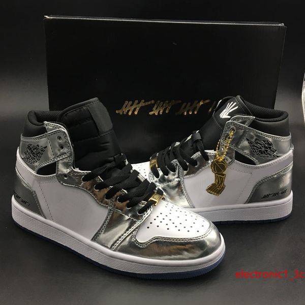 

new pass the torch 1s basketball shoes white silver new sneaker mens trainers size 5.5-13 michael sports