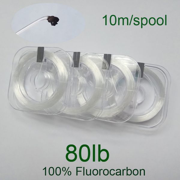 

hoshino] 10m 100% fluorocarbon fishing line leader line 80lb