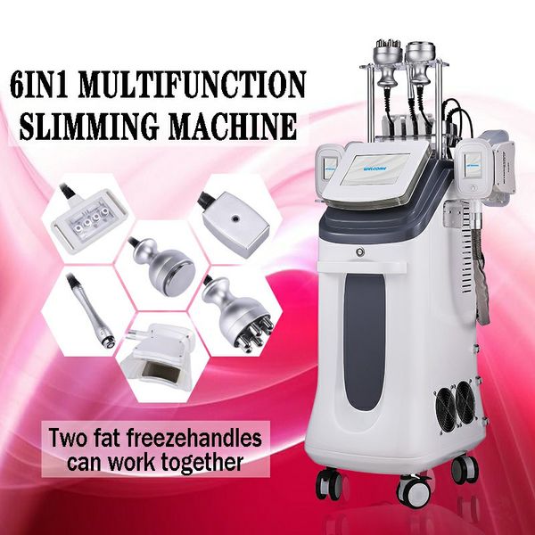 

beauty equipment 2022 professional cryolipolysis e fat lipolaser cavitation rf ing cryo shape cool body sculpting body slimming machine, Black;white