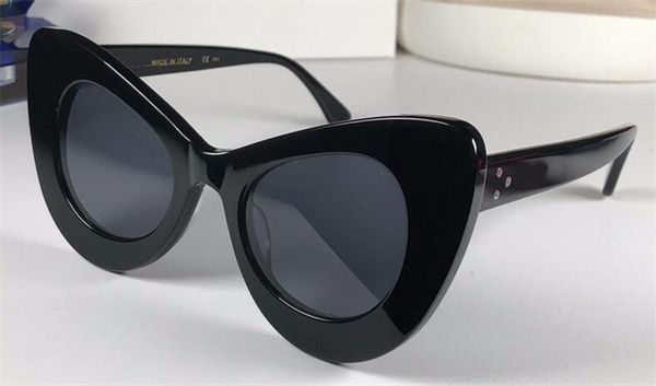 

new fashion women design sunglasses 41086 cat eye frame sunglasses fashion show design summer style with box, White;black