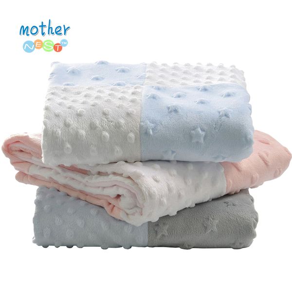 

mother nest baby blanket swadding soft muslin stroller sleep cover newborn boys girls bath towel bedroom's accessories 75x100 cm