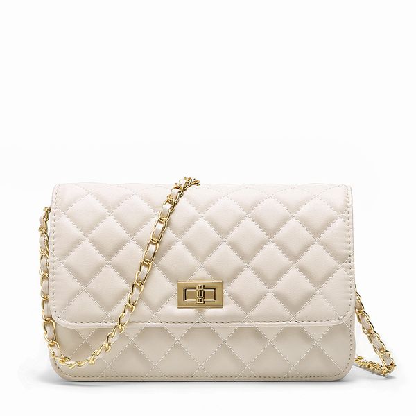 

2020 new women bag fashion design flap bag leather chain crossbody diamond lattic ladies shoulder female messenger bags