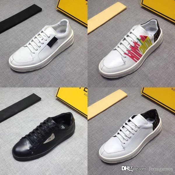

2020 luxury men women white leather platform shoes uomo black pink scarpa chaussures white sneaker size 38-45