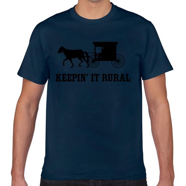 

t shirt men keepin it rural amish humor white short male tshirt, White;black