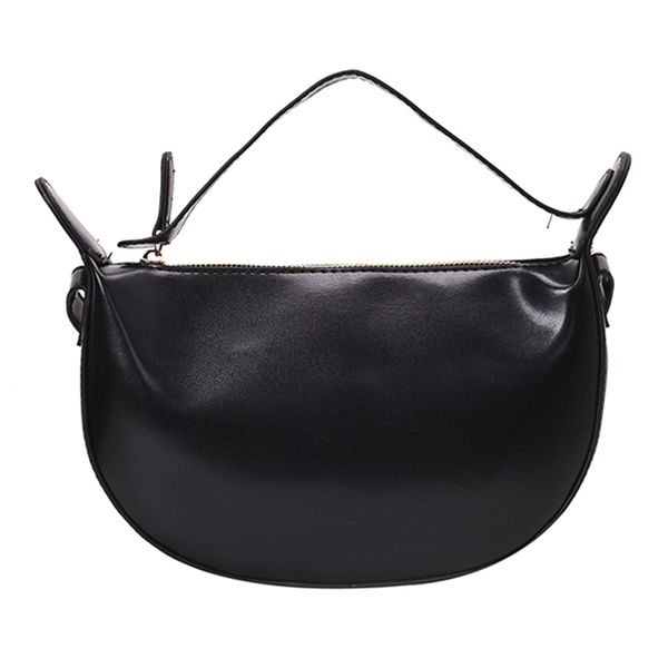 

191204 ivog new arrival everyday female small messenger crossbody handbag black clutch fashion saddle bags for women 2019