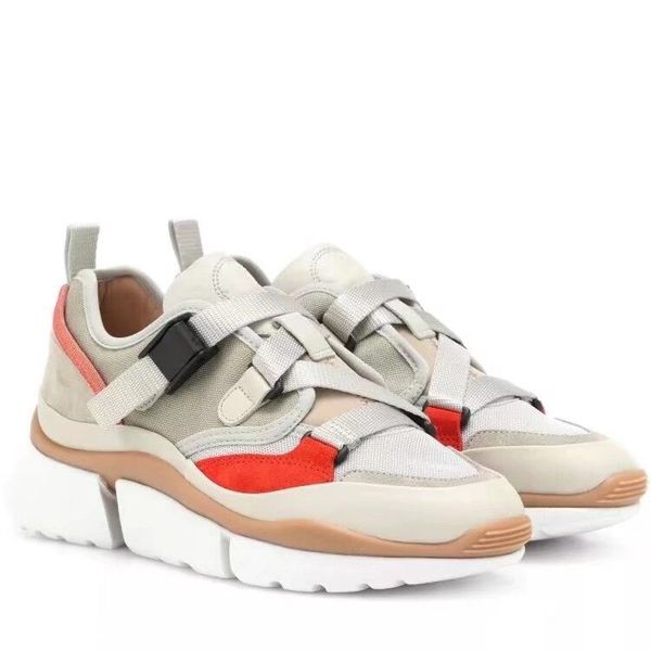 

2019 new brand designer women\'s high low fashion round toe lace up casual sports shoes sneaker luxury shoes size 5 - 9