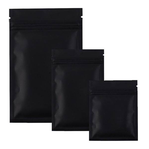

Черная сумка молнии алюминиевой фольги мешков майлара для долгосрочного хранени