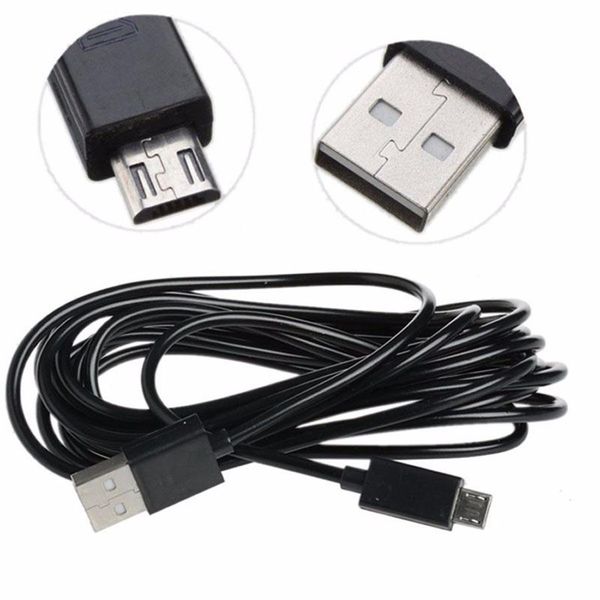 Cavo di ricarica micro USB da 3 m / 9,84 piedi Riproduci cavo di ricarica per controller wireless Sony Playstation PS4 4 Xbox One