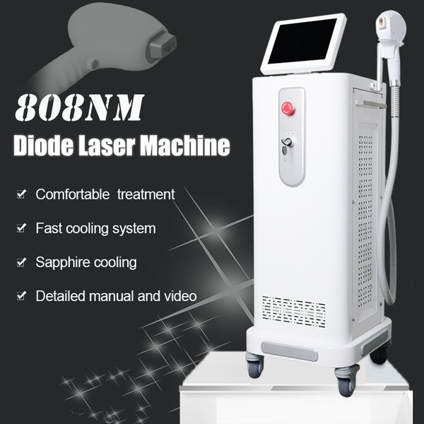 

808nm machine permanent hair removal ce approved diode laser equipment hair body laser hair removal machine for men, Black