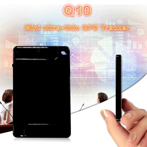 

q10 mini size gps tracker with multi positioning ways geo-fence route track query playback low battery alarm audible recording