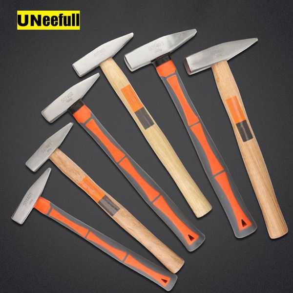 

uneefull electrician woodworking hammer,200g/300g/500g fitter hammer,mini installation hammer with wood&plastic handle hand tool