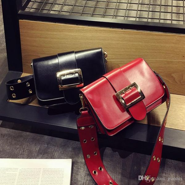 

2017 new fashion women flap bag shoulder strap bag fashion leather handbags messenger bags chain bag brand handbags ing