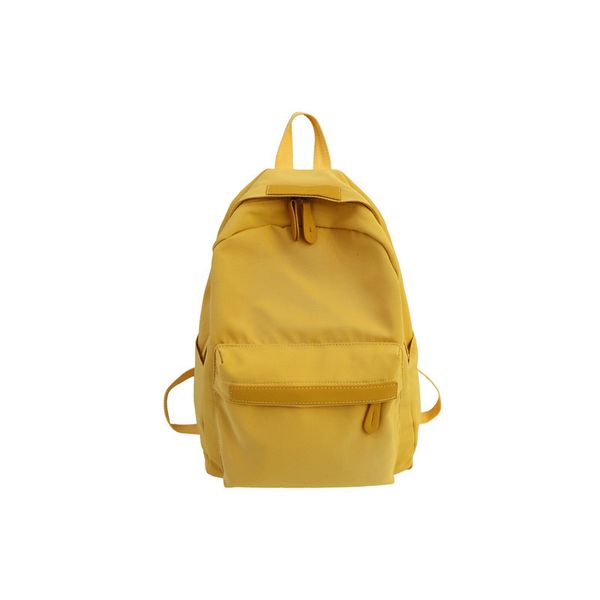 

2019 new korean high school student bag simple wild campus wind multi-color wear-resistant women's backpack