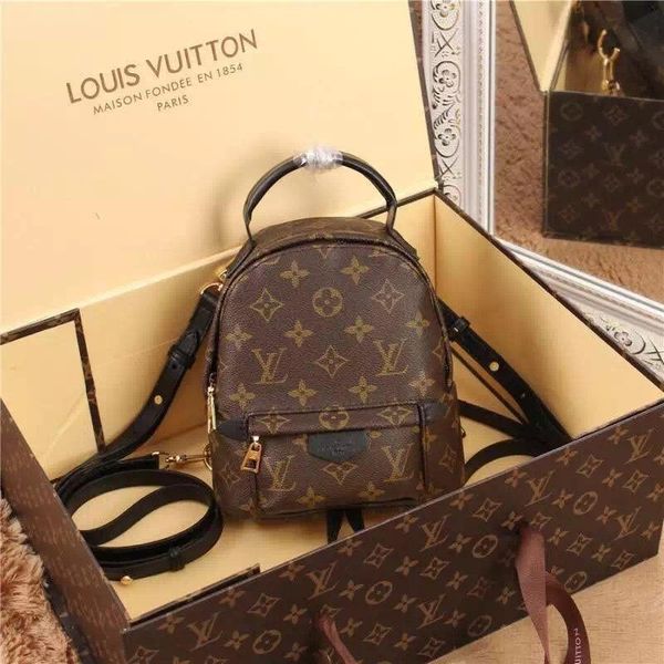 

mini palm springs backpack women leather handbags michael v0 kor luxury travel school bag messenger bags m44873 louis vuitton lv