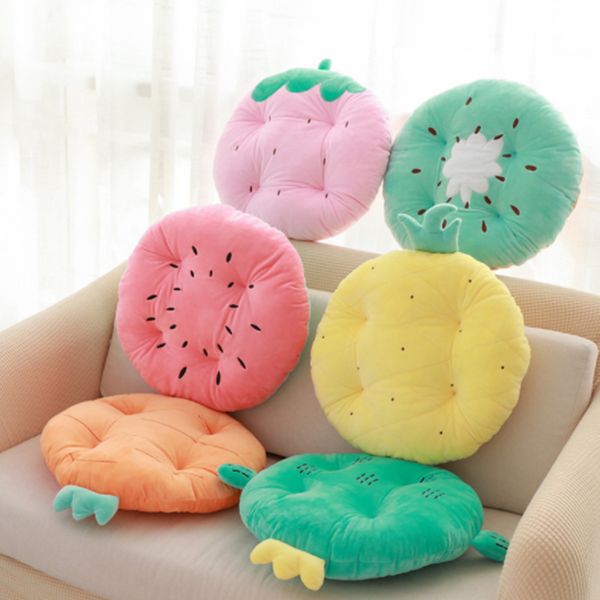 

fruit cushion office supplies cute cartoon multi color ice silk wheelchair cushion student home