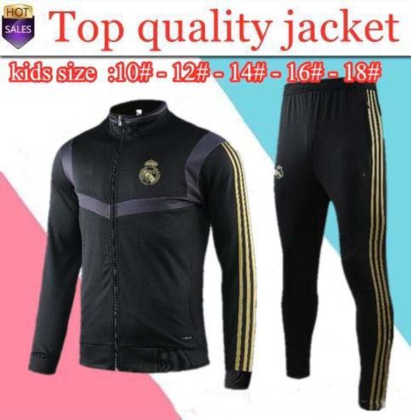 

real madrid kids boys soccer 19 20 real madrid kids soccer chandal football tracksuit children's kids training suit jacket 10t--18t