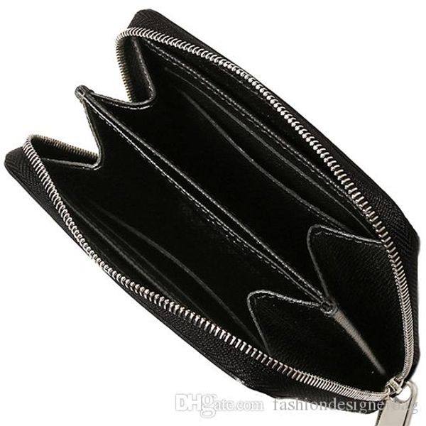 

sell mn60067 zippy coin purse designer canvas with genuine leather luxury mini wallet black brown white grid small leather goods wallet, Red;black
