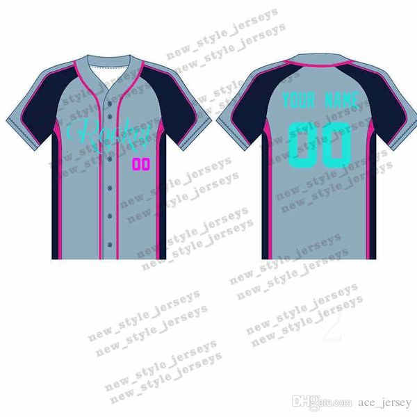 

135MAN Custom Baseball Jerseys Breathable 2019 Men youth Quick Dry Blue white Stitched M-XXXL Green Baseball Jerseys