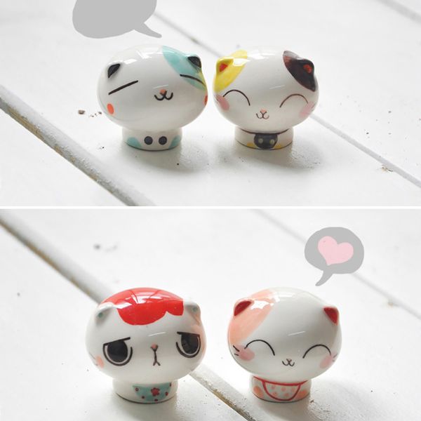 

car ornament cute ceramic lucky cat doll figure home decor automobiles interior dashboard toys ornaments creative birthday gift